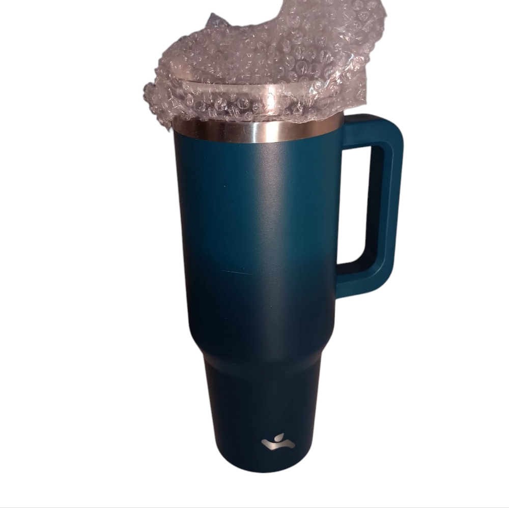 Konokyo Teal Insulated Travel Mug About 11" In Hight New Without Box NWOT